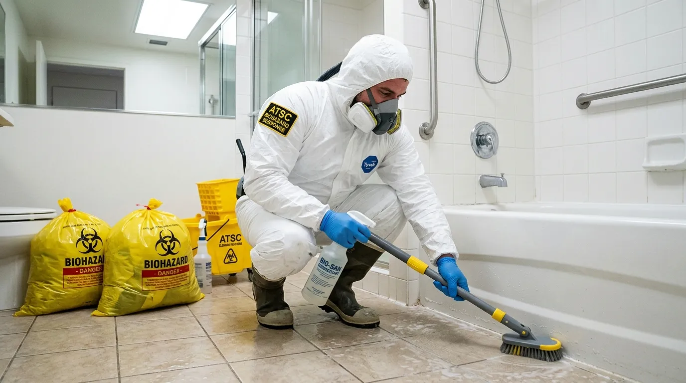 Decontamination equipment deployed for Blood Cleanup in Clarksburg